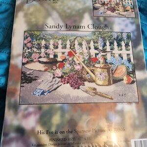 Cross-Stitch Kit - Garden Scene